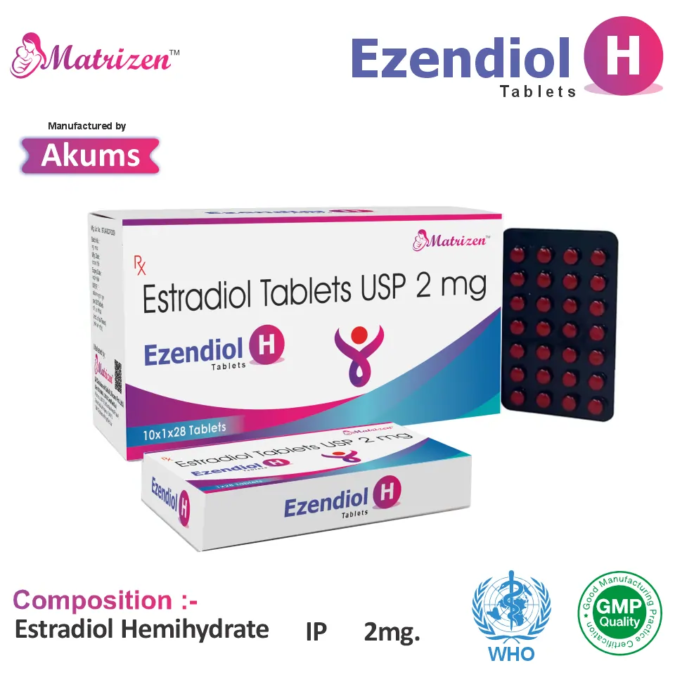 Estradiol Hemihydrate 2mg Tablet PCD Pharma Franchise